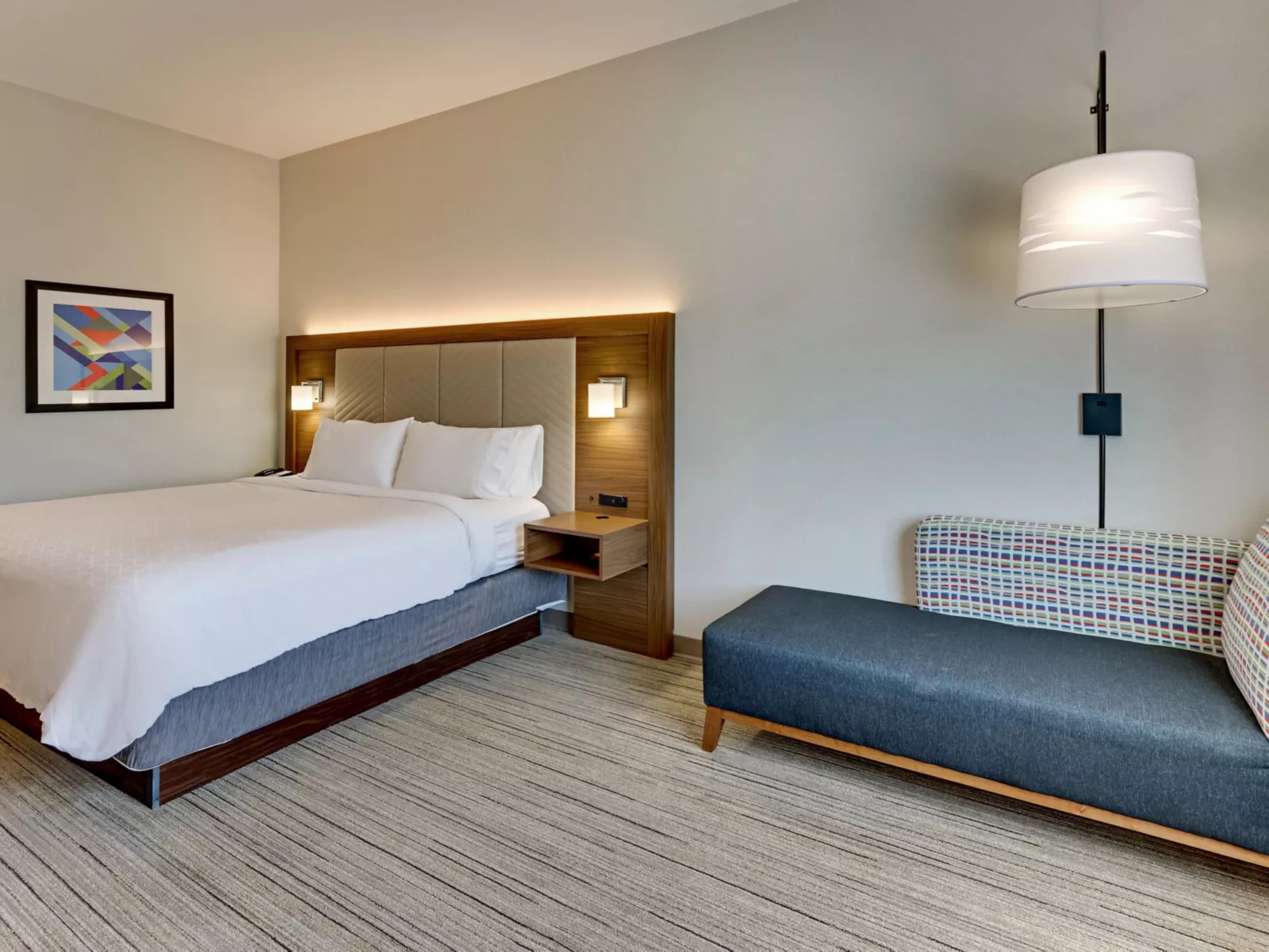 King bed standard room at Holiday Inn Express & Suites Weatherford