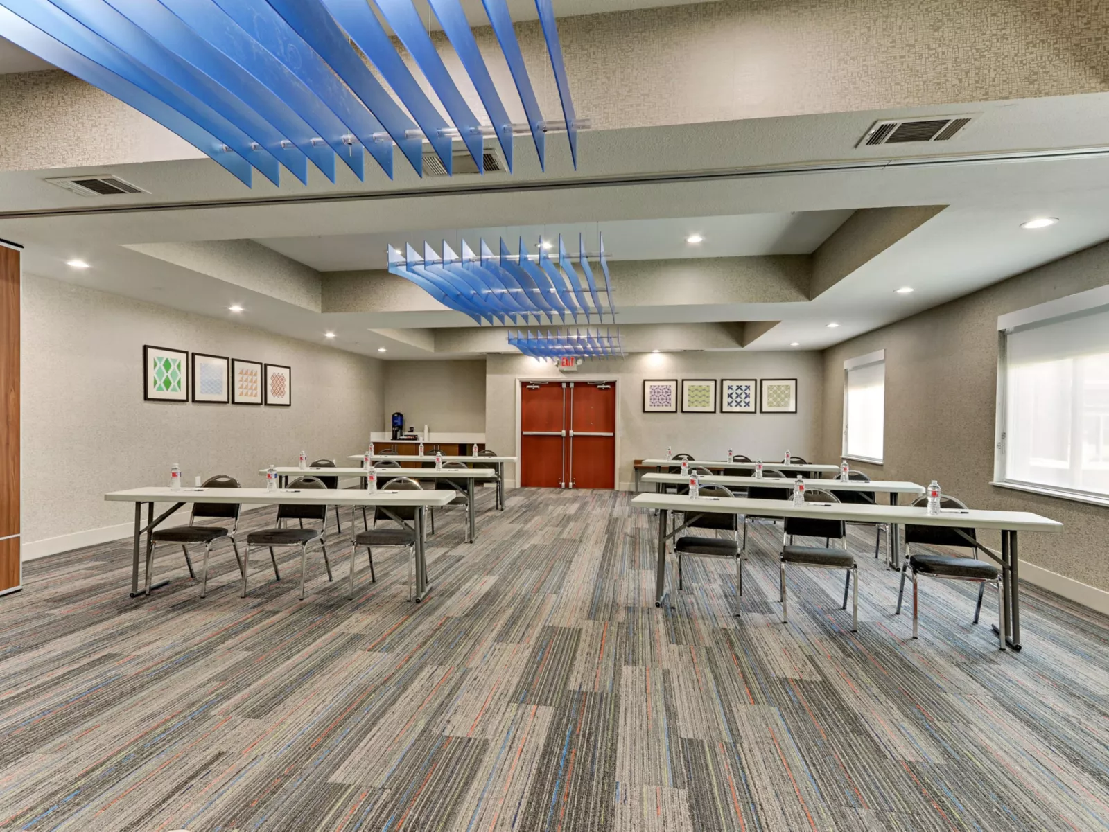 Weatherford Room set classroom style at Holiday Inn Express & Suites Weatherford